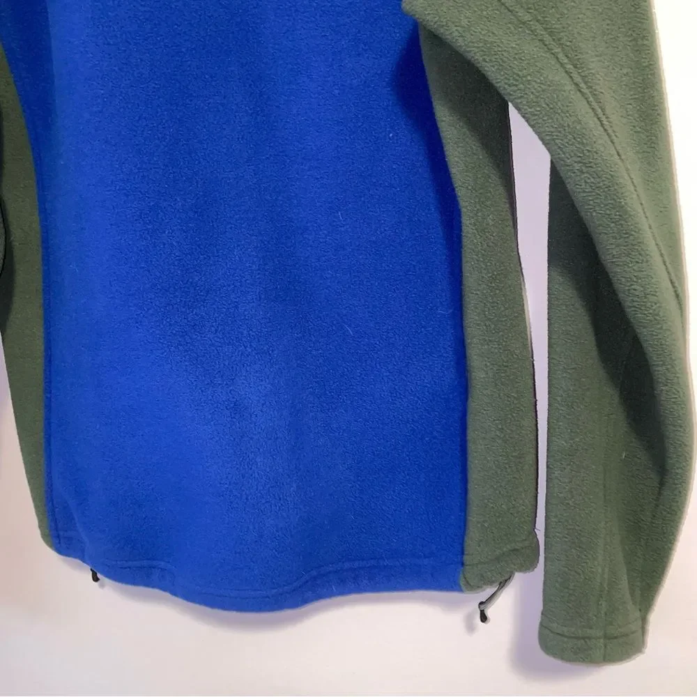 The North Face Mens S Blue and Gray Fleece Jacket